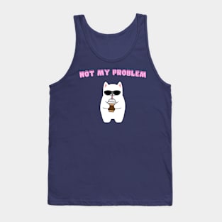 Swag Cat Typographic Tank Top